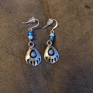 Turquoise and Sterling silver earrings